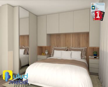 Yataq otağı dəstləri: 2 təknəfərlik çarpayı, Dolab, Komod, Tumba, Azərbaycan, Yeni — 5