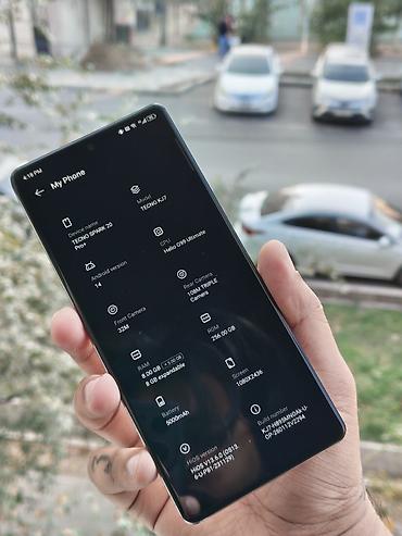 proda 440: Tecno Spark 20 Pro, Б/у, 256 ГБ, цвет - Белый, 2 SIM — 3