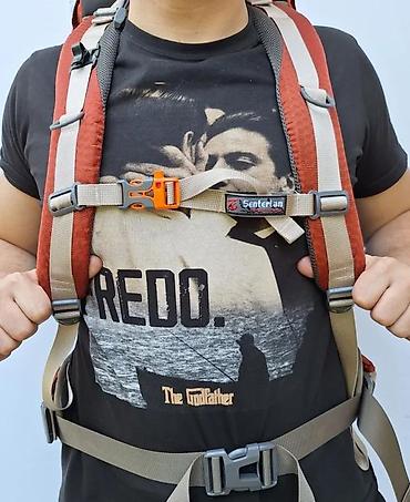 Sportske torbe i rančevi: Planinarski ranac Adventure 65L – crveno/crni - Zapremina: 65 litara — 8