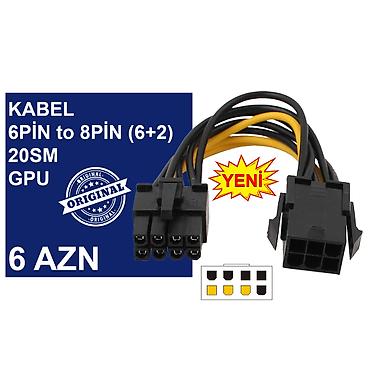 6 pin: Kabellər "6PİN FEMALE to 8PİN MALE Original" MƏHSULLAR TAM — 5