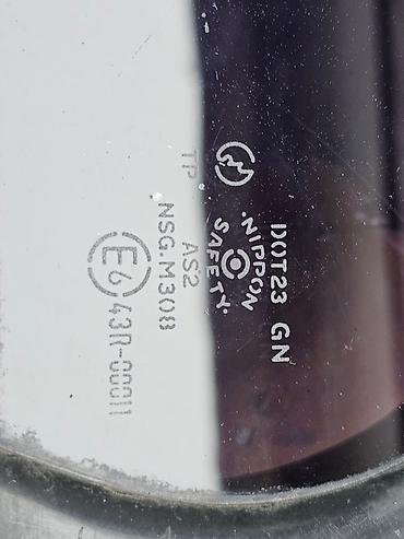 Стекла и комплектующие: Стекло Заднее левое Mazda, 2000 г., Б/у, Оригинал — 3