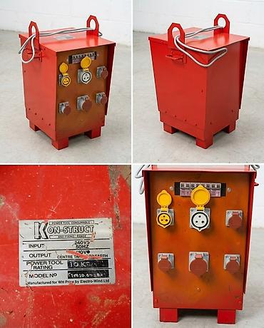 transvarmator: Sənaye Transformatoru Kon-Struct 10 kVA (240V / 110V) Tam işlək — 1