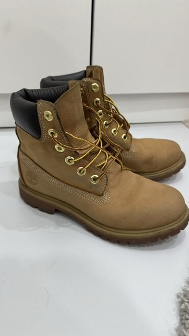 зимние сапоги аляска: Мужские ботинки, 38, Timberland, Б/у, цвет - Желтый, Самовывоз