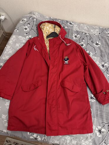 пиджак красный: Куртка легкая Ткань хб Внутри стеганная Размер L оверсайз Цена 800