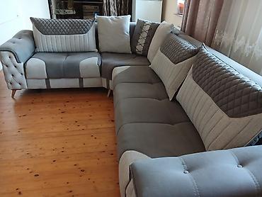 divan islenmis: Künc divan 599 Azn. Açılır, bazası var çox az işlənib yeni kimidir — 2