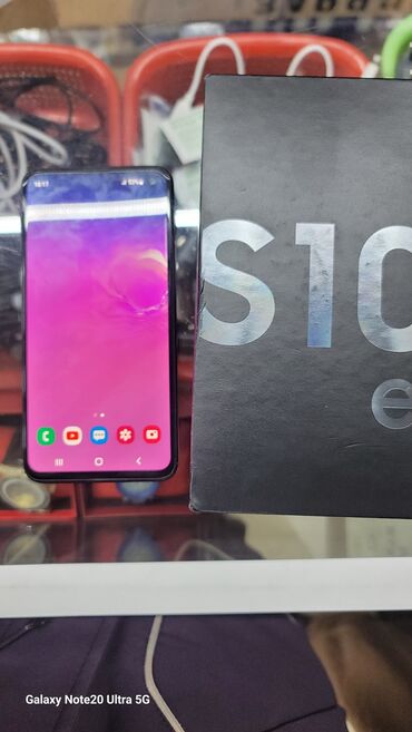 Samsung: Samsung Galaxy S10e, Б/у, 128 ГБ, цвет - Черный, 2 SIM