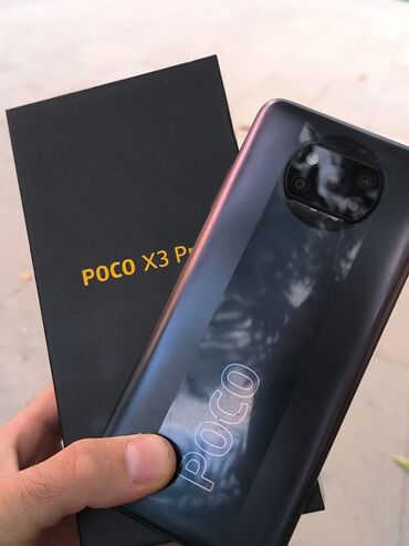 xiaomi redmi note 9 qiymeti: Poco X3 Pro, 256 GB, rəng - Qara, Barmaq izi