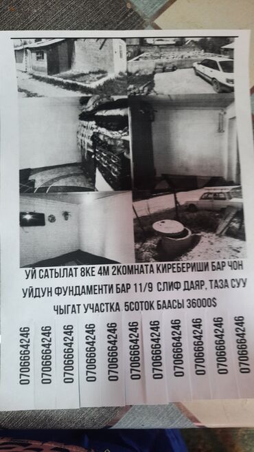 продажа дома иссык куль кашара сарай: Времянка, 8 м², 2 комнаты, Собственник, Косметический ремонт