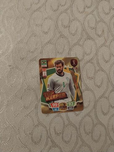 Антикварные вазы: Panini FIFA Dünya Kuboku temalı kolleksiya kartı – “Top Keeper”