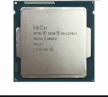 Prosessor Intel Xeon e3-1270-v3, 3-4 GHz, 4 nüvə, İşlənmiş
