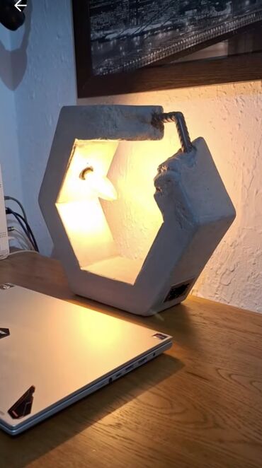 светильник с датчиком движения: Декоративные светильники ночники из бетона лофт стиль. Гарантия 10 лет