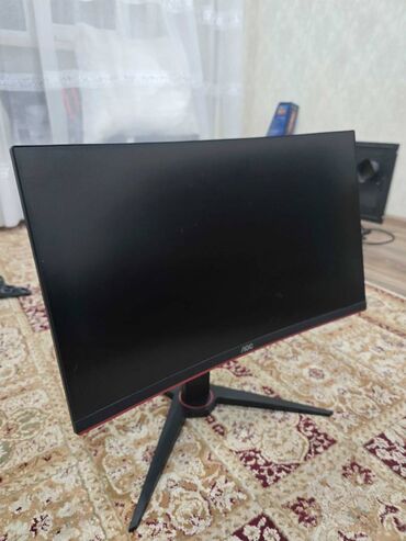 Kompüter və noutbuk aksesuarları: AOC 23.6" C24G1 Curved Ekran 1500R 144Hz 1920x1080 Monitor ideal