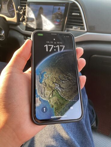 Apple iPhone: IPhone X, Б/у, 256 ГБ, Черный, Зарядное устройство, Защитное стекло, Чехол, 100 %