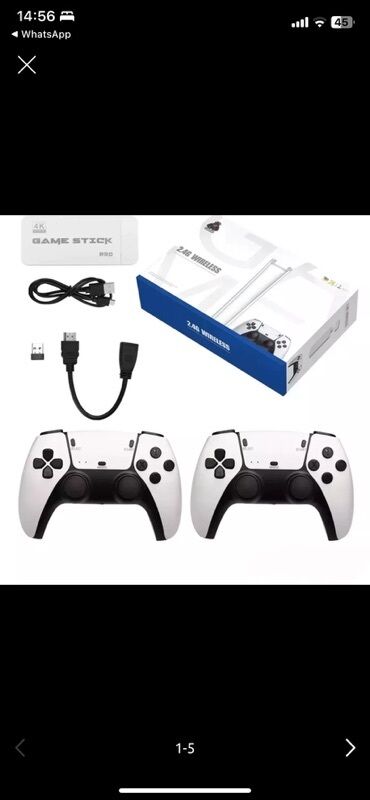 вай фай приставка к телевизору цена: Игровая приставка Game Stick Pro (PSP 3D 2.4G Wireless) с двумя