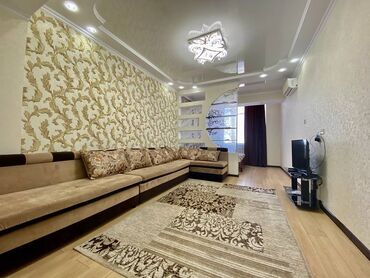 долгосрочно в Кыргызстан | ДОЛГОСРОЧНАЯ АРЕНДА КВАРТИР: 1 комната, 64 м², С мебелью полностью