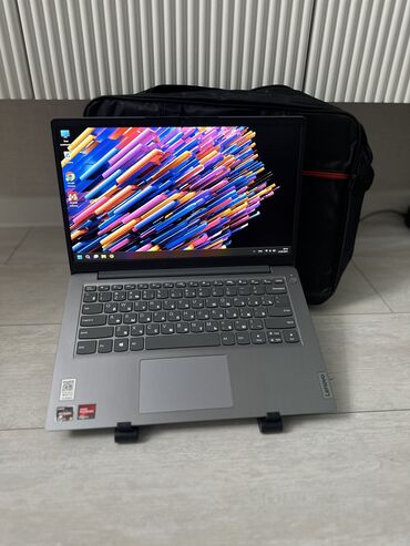 ноутбук леново: Ноутбук, Lenovo, 8 ГБ ОЭТ, AMD Ryzen 5, 14 ", Колдонулган, Татаал эмес тапшырмалар үчүн, эс тутум NVMe SSD
