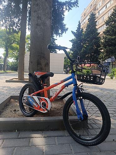 Uşaq velosipedləri: Yeni İki təkərli Uşaq velosipedi 16", sürətlərin sayı: 1, Ödənişli çatdırılma — 9