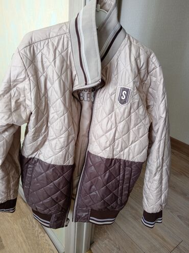Üst geyimləri: Uşaq üçün quilted yüngül gödəkcə - Rənglər: bej və tünd qəhvəyi iki