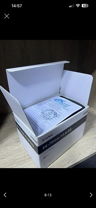 ipad 8 generation: Объектив Sigma 24–70mm f/2.8 DG (серия Art), диаметр фильтра 82мм — 5