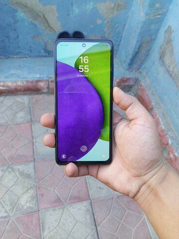 samsung e1200: Samsung Galaxy A52, 128 GB, rəng - Qara, Barmaq izi, İki sim kartlı, Face ID