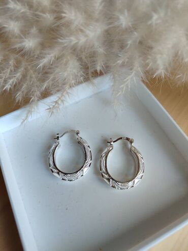 ipanema papuce na platformu: Hoop earrings, Material: Silver