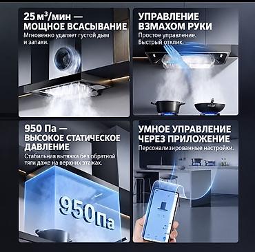 q maks: Кухонная вытяжка Midea CXW-140-TJ25 — настенная модель шириной 896 мм — 2
