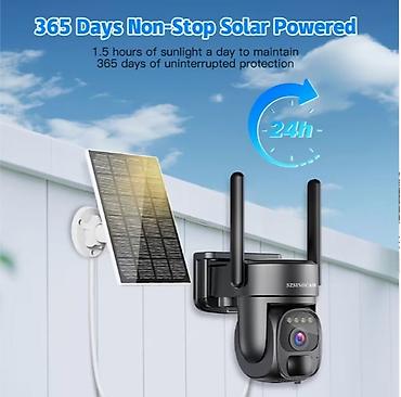 ventilator mini klima: 4G LTE solarna sigurnosna kamera sa solarnim panelom - Povezivanje — 4