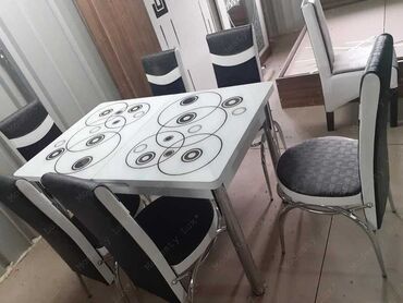 Setovi stolova i stolica: 🎀ulepsajte vas dom.🎀 ➡️cena kompleta: sto + 6 stolica 230e+ dostava⬅️ — 5