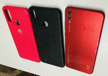 fly 530 telefon: Honor 8X, 64 ГБ, цвет - Красный, Отпечаток пальца, Face ID