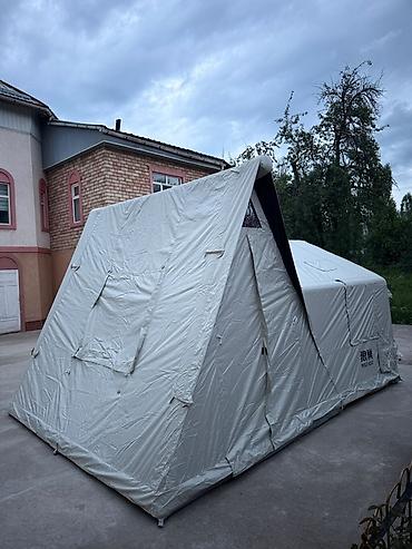 палатки: Палатка WOLF NEST — просторная каркасная дом-палатка для кемпинга — 3