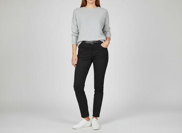 Women's Pants: Yessica, Spodnie materiałowe damskie, rozmiar M