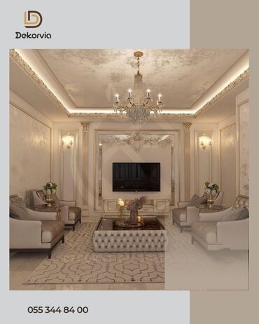 Malyar işləri: 🔸 Bütün növ gips məhsullarının hazırlanması 🔸 Zövqlü və mükəmməl — 3