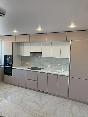 silver kitchen: Кухонный набор на заказ, МДФ крашеный, 14–30 дней, Бесплатная доставка, Дизайн, проект, Установка, сборка, Гарантия — 3