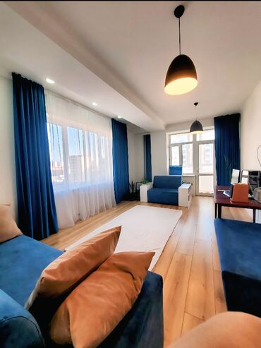 сдается комната кок жар: 2 комнаты, 79 м², Элитка, 8 этаж, Дизайнерский ремонт