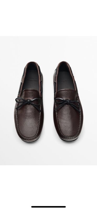 туфли черный цвет: Мокасины, Massimo Dutti, мужские, размер 42, цвет коричневый, черный