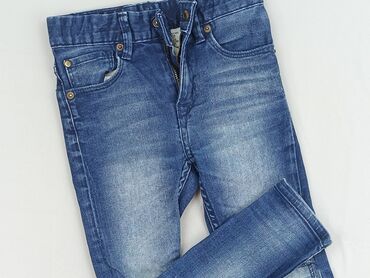 woskowane spodnie z wysokim stanem stradivarius: Jeans, H&M, 3-4 years, 98/104, condition - Very good