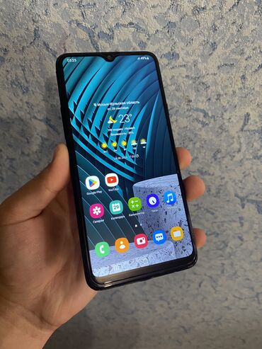 самсунг гелакси а6: Samsung Galaxy A20s, Колдонулган, 32 ГБ, түсү - Кара, 1 SIM, 2 SIM