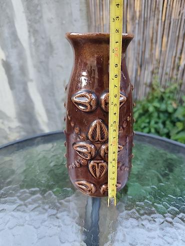 porcelanske figure: Retro keramička vaza (Model 806) – Vintage Mid-Century Zapadna Nemačka — 2
