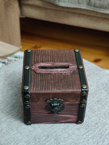 Pul yeşiyi, kassa altları: Коробка для чаевых.tip box. коробка для салфеток соли и зубочисток-15 — 7