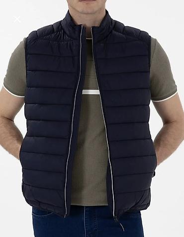 pull and bear: Jilet, Pierre Cardin, L, rəng - Göy — 2