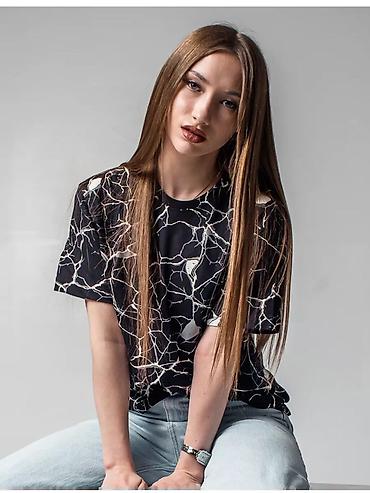 Футболки: Футболки оптом - Модель: базовая футболка с круглой горловиной - — 11