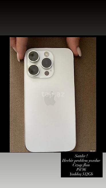 honor pro 400: IPhone 14 Pro, 512 GB, Gümüşü, Face ID — 1