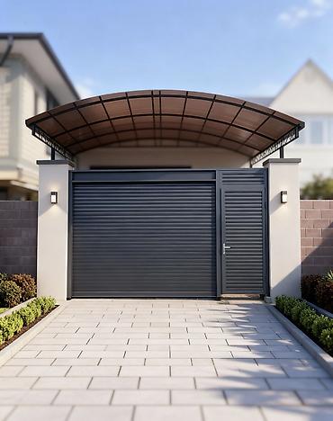 Рольставни ворота: Алюминиевые, Автоматические, DoorHan, Для гаража, Для частного дома, Для контейнера, Бронированные, Оптом, Новый, Бесплатная установка — 6