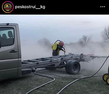 СТО, ремонт транспорта: Пескоструй на выезд и антикоррозийное покрытие днища,установка — 21