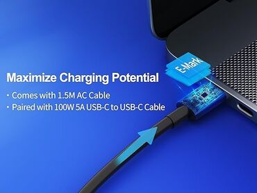 Punjači: GOLDNEXT 70W Desktop GaN punjač - GaN III tehnologija za visoku — 16