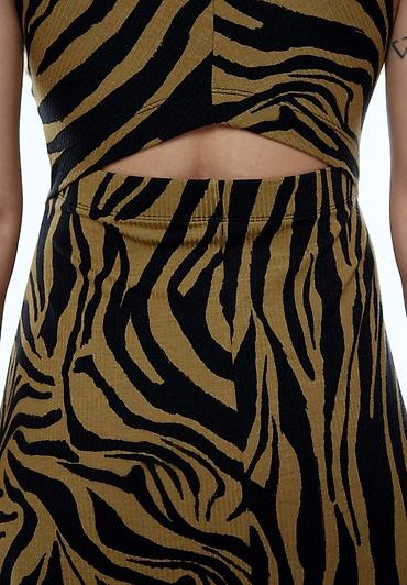 leopard 7: Повседневное платье, Осень-весна, Длинная модель, Трикотаж, XS — 4