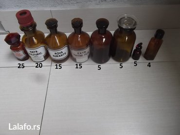 Ostalo posuđe: Apotekarske posude laboratorijske posude 
ne odgovaram na sms poruke — 7