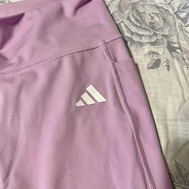 sportske torbe za devojcice: Dva‑delni ženski sportski set – Adidas, lila boja - Komplet se — 4