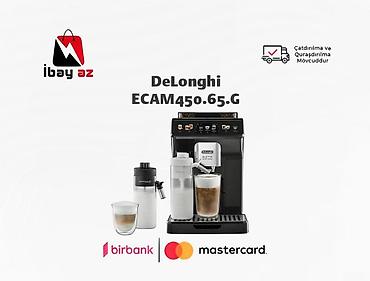 Qəhvə maşınları: DeLonghi ECAM450.65.G ✅ Növ: Qəhvəbişirən ✅ Su səviyyəsinin — 1