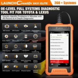 Alati za automobile: Novo - LAUNCH X431 Creader Elite Toyota Lexus OBD2 31+ Reset — 13